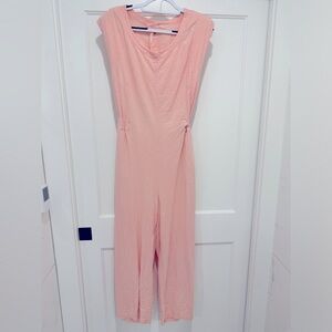 Free People heatwave jumpsuit pink grapefruit